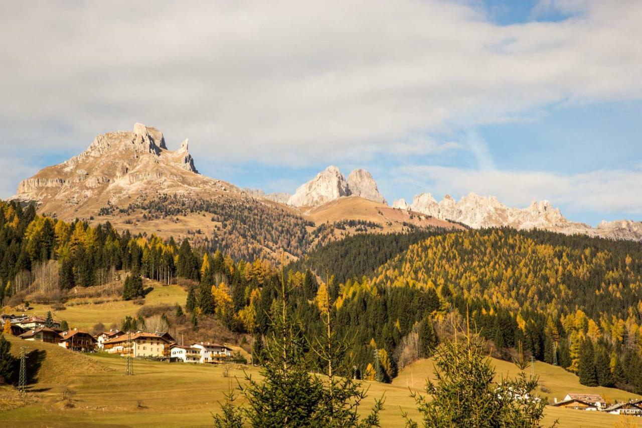 Wellness Fassa Apartment Pozza di Fassa Luaran gambar